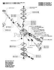 Husqvarna 55 RANCHER - Husqvarna Chainsaw (SN: 20060600001 - 20070500000) CARBURETOR DETAILS