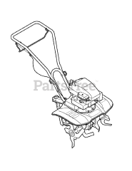 Yard Machines 21A-240M029 - Yard Machines Tiller (2009) (Home Depot)