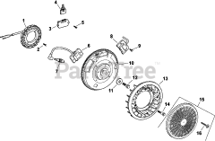 Kohler TH18-54501 - Kohler Triad Engine, Basic Version, 18hp, 13.4kW Ignition/Electrical Created 8/2/2006