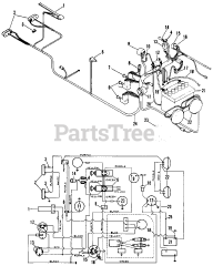 Gravely 931032 (7173-H) - Gravely 18-H Lawn Tractor, 18hp Kohler, Hydro Drive (SN: 000101 & Above)