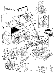 MTD 120-899R - MTD Walk-Behind Mower (1990)