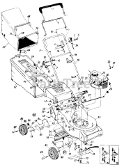 Central Park 111-428R046 - Central Park Walk-Behind Mower (1991) (Central Hardware) Parts