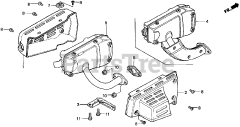 Honda FR500 A (FR500) - Honda Tiller, Made in Japan (SN: FR500-1000001 - FR500-9999999) FR500 MUFFLER K-K1