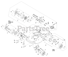 Exmark MSHN21B - Exmark 21" Metro Walk-Behind Mower, Honda (SN: 790000 - 849999) (2009)