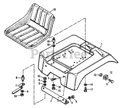 Simplicity 7010 (1690018) - Simplicity Landlord 42" Garden Tractor, 10hp