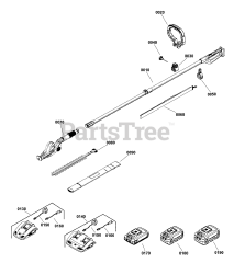 Murray 80085986, 80085982 (1697223, 1688106) - Murray 18V Pole Saw & Hedge Trimmer Combo