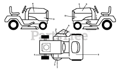 Husqvarna TS 348 XD (960430319-00) - Husqvarna 48" Garden Tractor (2019-08)