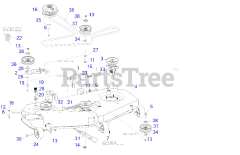 Columbia ZT-L50 KH FAB (17ARCACZ897) - Columbia 50" Zero-Turn Mower, Fab Deck, Kohler (2019)