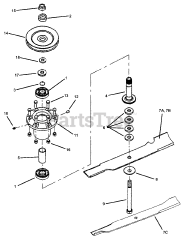 Snapper ZF 5200M (84344) - Snapper 52" Mower Deck Assembly