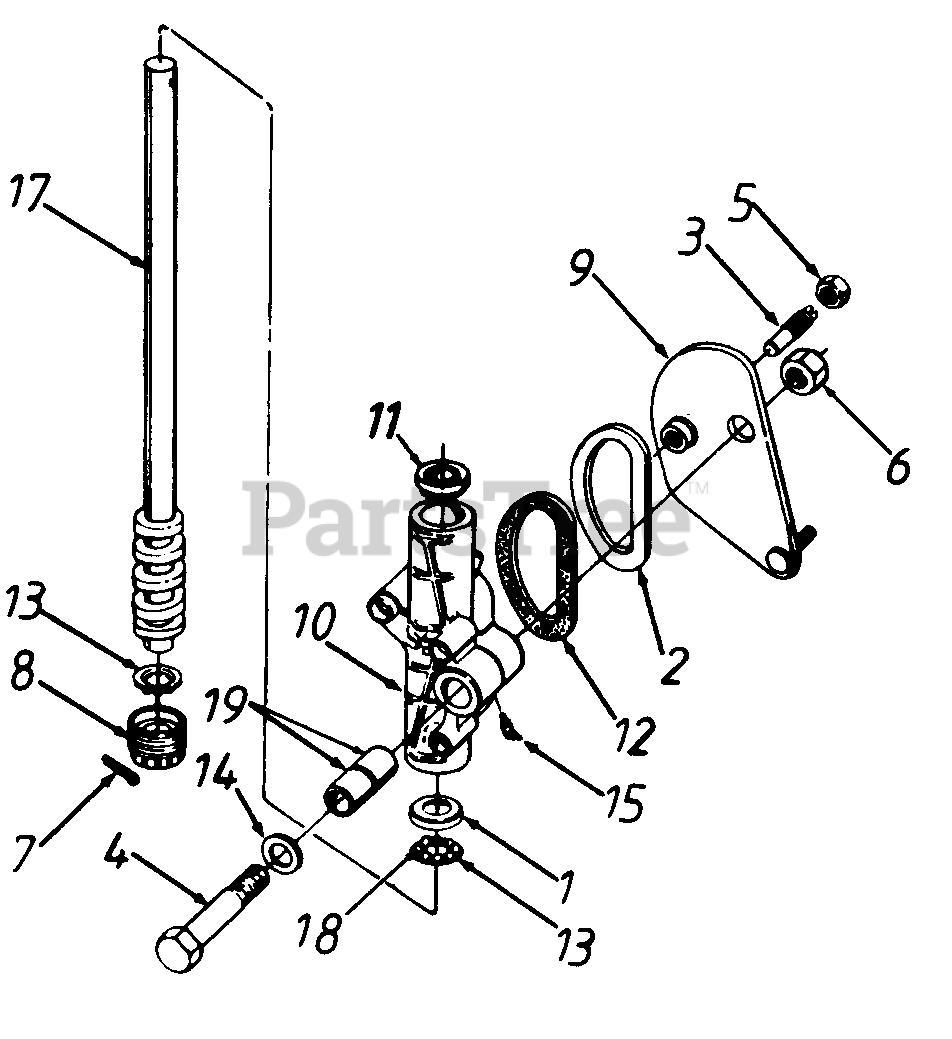 MTD 130-784G - MTD Lawn Tractor (1990) Steering Parts Lookup with ...