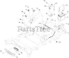 Toro 77285 (2000) - Toro 60" Z Master Zero-Turn Mower (SN: 418100000 - 999999999) Electrical Assembly