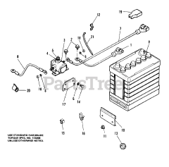 Simplicity 7018 H (1690366) - Simplicity Garden Tractor, 18hp Electrical Group (7016 &amp; 7018)
