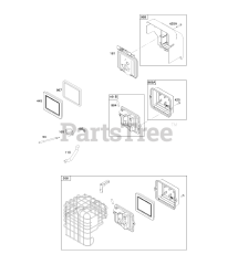 Briggs & Stratton 201352-0049-E9 - Briggs & Stratton Horizontal Engine Air Cleaner