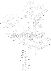 Toro 74777 (MX 6050) - Toro 60" TimeCutter Zero-Turn Mower (SN: 400000000 - 401399999) 60 Inch Deck Assembly