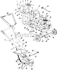 MTD 95322 (240-650-062) - MTD Chipper Shredder (1990) (Lowes)