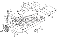 White Outdoor FR-2200 D (130-028-190) - White Outdoor Front-Mount Riding Mower (1990) 52" Deck Parts