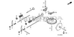 Honda F220 K1 AT2 (FAAJ) - Honda 21" Tiller, Made in Japan (SN: FAAJ-3800001 - FAAJ-3809999) CAMSHAFT