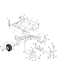 Cub Cadet 217 E (190-217E-100) - Cub Cadet 32 Cubic Feet Collection System att Cart Body