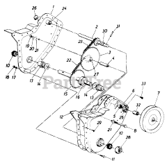 Brands 030 (215-030-100) - Cub Cadet Front-Tine Tiller (1985)