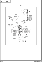 Subaru Robin EH300B13110 (EH30) - Subaru Robin Engine 641 Fuel &amp; Lubricant