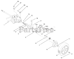 Toro 22173 - Toro 53cm Heavy-Duty Recycler Walk-Behind Mower (SN: 200000001 - 200999999) (2000)