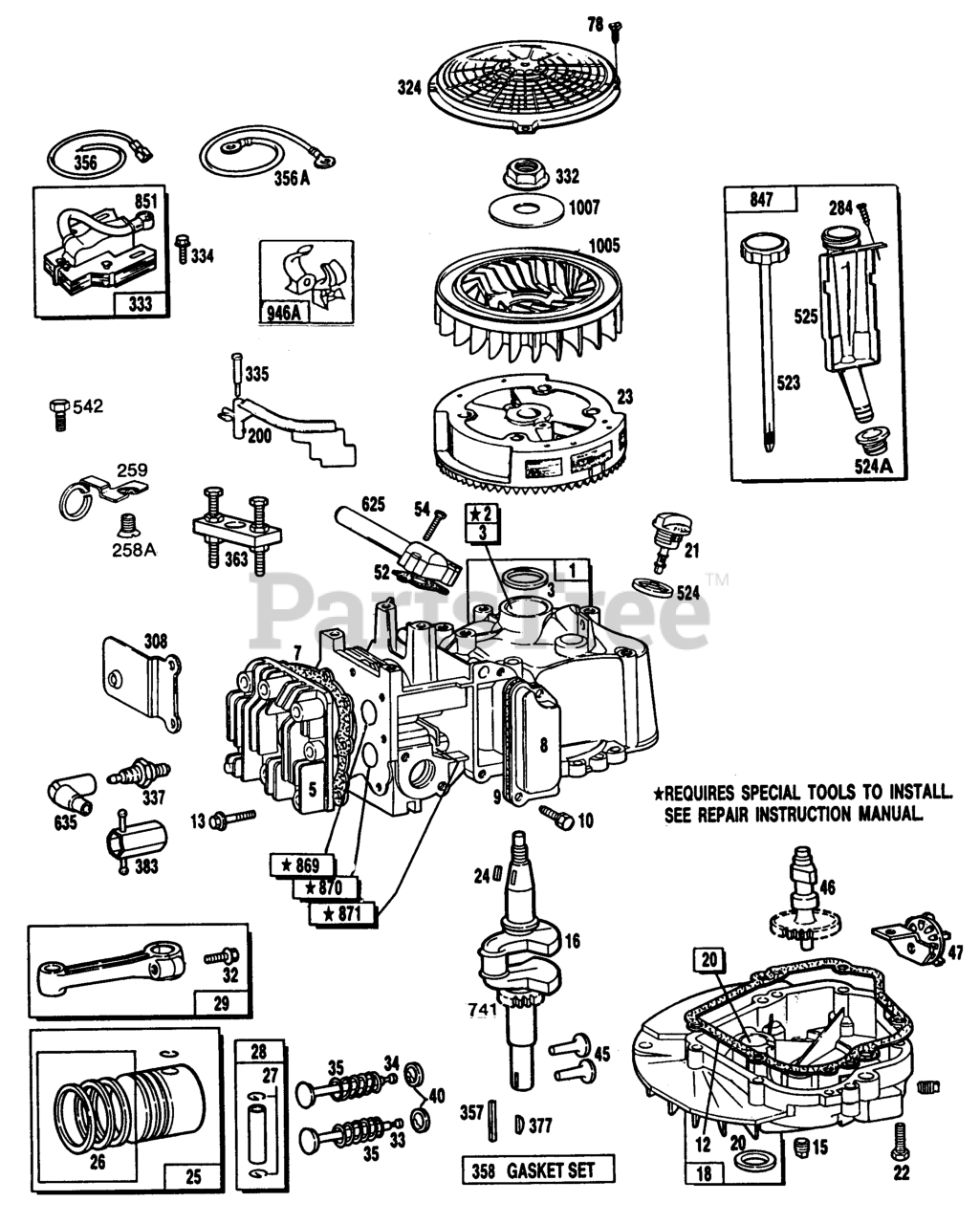 Briggs & Stratton 100708-3116