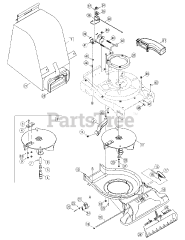 Craftsman 247.770990 (24A-070H799) - Craftsman Walk-Behind Yard Vacuum (2006) (Sears) General Assembly