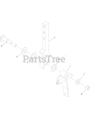 Toro 18740 TE - Toro 122cm Z Master Revolution Zero-Turn Mower (SN: 415162084 - 415299999) Left Motion Control Assembly No. 145-1326