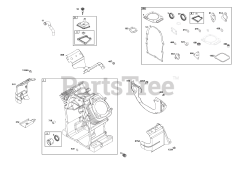 Briggs & Stratton 356447-0668-B5 - Briggs & Stratton Horizontal Engine Cylinder Group