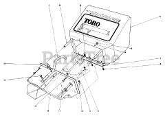 Toro 23450 - Toro Walk-Behind Mower (SN: 000000001 - 000999999) (1980)