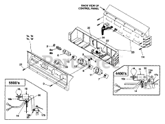Homelite LRI 4400 (UT-03804) - Homelite Generator, CARB Control Panel
