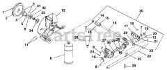 Ariens 932400 (ST 520) - Ariens 20" Snow Blower, 5hp Tecumseh (SN: 000101 & Above)