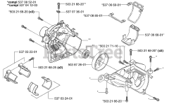 Husqvarna 326 LX - Husqvarna String Trimmer (2002-08) Crankcase