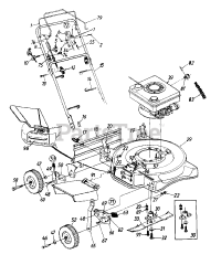 MTD 124-265D147 - MTD Walk-Behind Mower (1994) (Country General)