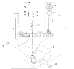 Swisher A 3000 - Swisher Blower Fuel Tank