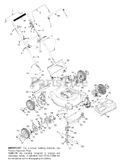 Yard Machines 12A-459B120 - Yard Machines Walk-Behind Mower (2002) (K-Mart)