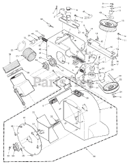 Scag GC-3B - Scag Fabric 3-Bag Grass Catcher (SN: K3300001 - K3399999) STCII 48"/52" &amp; SCZ 48"/52" Blower Housing Assembly