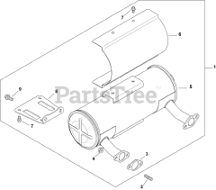 Kohler CH740-3144 - Kohler Command PRO Engine, Basic Version, 25hp, 725cc Exhaust Group 11-24-33