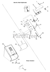 MTD 12A-469B033 - MTD Walk-Behind Mower (1998) (Ace Hardware) Electric Start &amp; Bagger (Model 460)