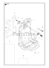 Husqvarna 130 BT - Husqvarna Backpack Blower (Original) FRAME