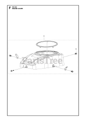 Husqvarna 593230401 - Husqvarna Engine (2021-01) ENGINE COVER