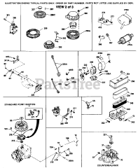 Tecumseh TVM220-157066D - Tecumseh Engine Engine Parts List #2
