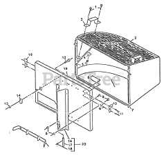 Exmark 850112 - Exmark Grass Catcher for Turf Tracer and Turf Ranger Mower
