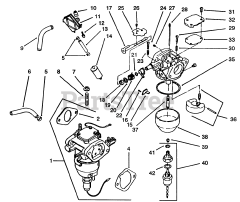 Toro 72062 (264-6) - Toro Yard Tractor (SN: 049000001 - 049999999) (1994) Fuel System 2
