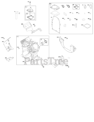 Briggs & Stratton 355447-0121-01 - Briggs & Stratton Horizontal Engine Cylinder Group