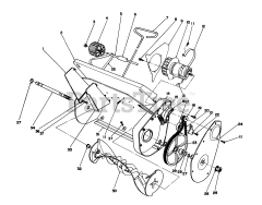 Toro 38005 (1200) - Toro Power Curve Snow Thrower (SN: 000000001 - 000999999) (1990)