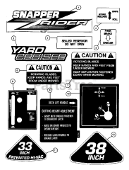 Snapper YZ 145383 BVE (84732) - Snapper Yard Cruiser 38" Zero-Turn Mower, 14.5hp