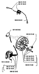 Husqvarna 45 - Husqvarna Chainsaw (1988-02) Ignition/Flywheel