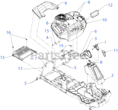 Cub Cadet CC 30 H (13AC21JDA10) - Cub Cadet Hydro Mini Rider (2023) Fender
