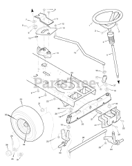 Briggs & Stratton 46403x199A - Briggs & Stratton 46" Garden Tractor (1996) (AAFES)
